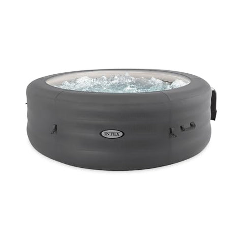 INTEX SimpleSpa Inflatable Hot Tub, 6 Person Jet Massage Spa with Built-in Pump and Cover - Portable Outdoor Tub with Bubble Jets for Home, Backyard, and Patio