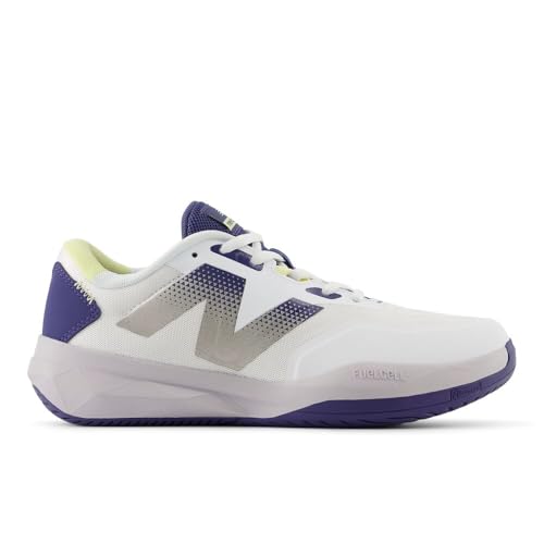 New Balance Women's FuelCell 796 V4 Tennis Shoe, White/Dream State/Parchment, 9.5 XW