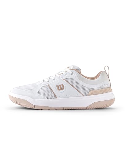 WILSON Pickle Pro Women's Pickleball Shoe - White/Cameo Rose, Size 7.5 US