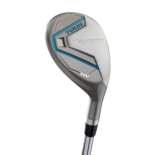 Wilson Tour Velocity Complete Golf Set with Stand Bag - Ladies Right Hand, Ladies Flex, Grey/Blue