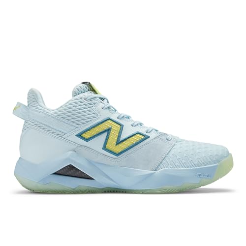 New Balance Women's Coco CG2 Tennis Shoe, Quarry Blue/Firefly/Chrome Blue, 10 M