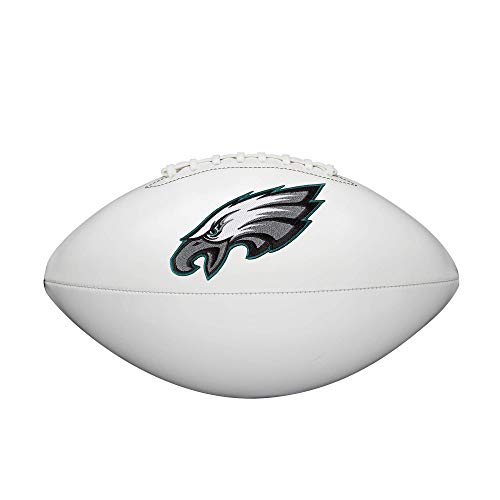 WILSON NFL Live Signature Autograph Football - Official Size, Philadelphia Eagles