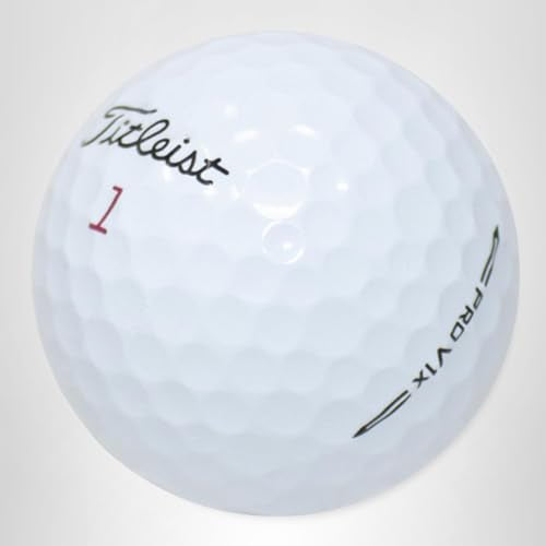 LostGolfBalls - 12 Titleist Pro V1x Golf Balls in Mint Condition, 2023 Year Model, No Logos, No Player Markings, Refinished Used Golf Balls, Quality Guaranteed, White