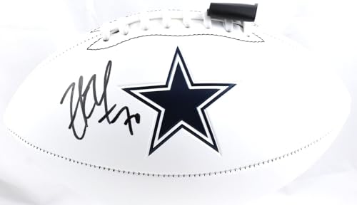 Zack Martin Autographed Dallas Cowboys Logo Football - Beckett W Hologram - Autographed Footballs