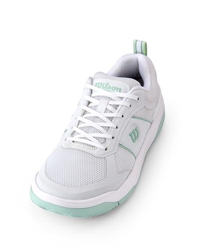 WILSON Pickle Pro Women's Pickleball Shoe - White/Surf Spray, Size 7.5 US