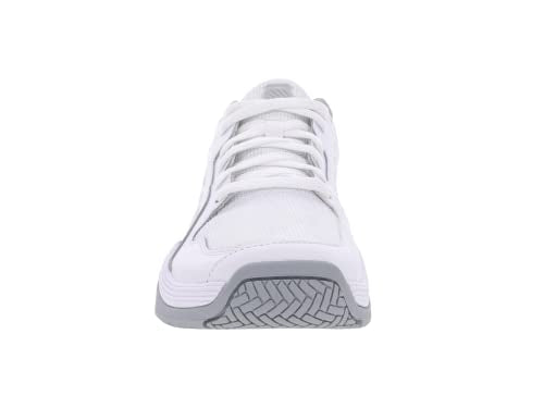 K-Swiss Men's Court Express Pickleball Shoe, White/Highrise/Black, 10.5 M