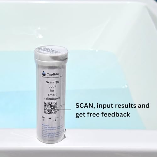 4-in-1 Cold Plunge Comprenhensive Water Quality Test Strips, Smart QR Code Testing. 100 Test-Strips