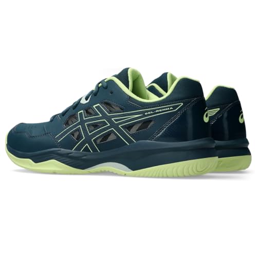 ASICS Men's Gel-RENMA Pickleball Shoes, 9.5, Tranquil Teal/Lime Green