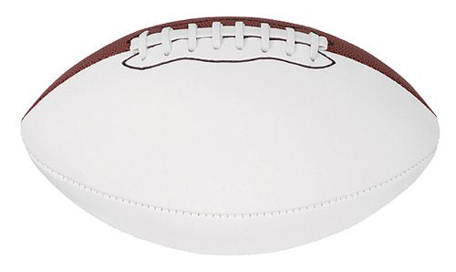 Baden Autograph Football - White Panels for Signatures | Official Size 9 | Ideal for Collecting Autographs and Memorabilia