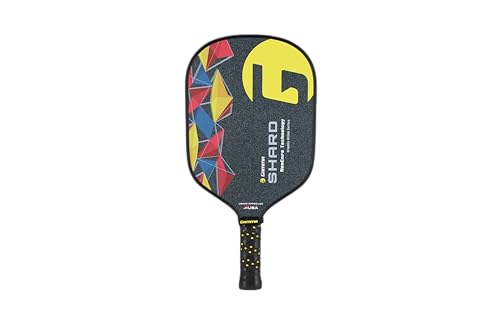 GAMMA Sports Shard NeuCore Pickleball Paddle, Graphite Power Surface and Honeycomb Grip, Extra Spin Shard