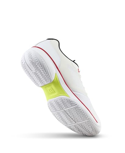 WILSON Rush Lite 5 Men's Tennis Shoe - White/Black/Infrared, Size 10