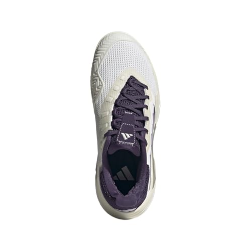 Adidas Women's Barricade 13 Tennis, White/Powder Plum/Aurora Plum, 10
