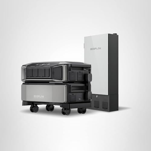 EF ECOFLOW DELTA Pro Ultra with Smart Home Panel 2, 6144Wh Power Station, 120/240V 7200W AC Output, Lifepo4 Battery Backup Expandable to 90kWh, Solar Generator for Home Use, RV