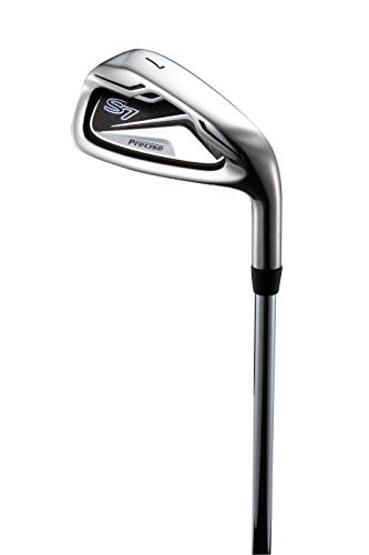 Precise S7 Complete Golf Club Set for Men - Right Handed Tall Mens Golf Clubs Full Set w/Driver, Woods, Hybrid, Irons, Putter, Wedge, Stand Bag & Headcovers - Beginner Friendly Package - Black/Blue