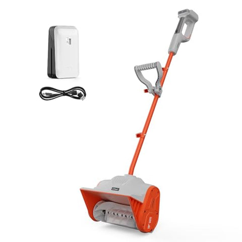 Litheli Cordless Snow Shovel 20V, 13-Inch Lightweight Electric Power Shovel for Snow Removal, Includes 4.0 Ah Battery, Easy to Use Snow Blower for Driveways, Sidewalks, Decks & Patios