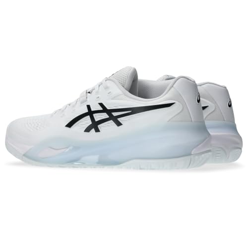 ASICS Men's Gel-Resolution X Tennis Shoes, 10.5, White/Black
