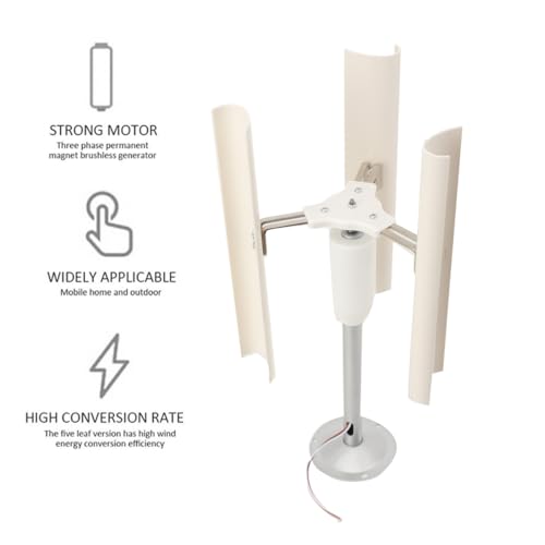 EODSAD Axis Wind Turbine Generator 3 Blades with Controller 12V 30W for Boats, Gazebos, Cabins, Homes or Industrial(No Instructions)