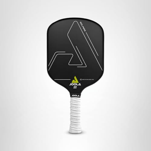 JOOLA Solaire Professional Pickleball Paddle with Carbon Friction Surface - Ideal Combination of Spin, Power, & Control - Pickleball Racket with Reactive Polypropylene Honeycomb Core 14mm