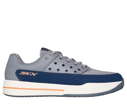 Skechers Men's Viper Court Luxe Pickleball Sneaker, Charcoal/Navy, 9