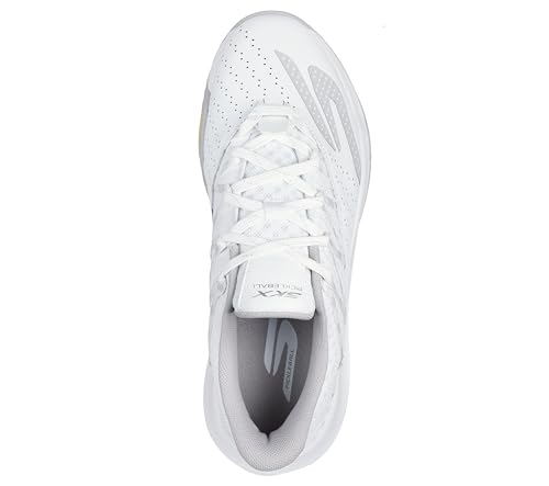 Skechers Men's Viper Court Rally Pickleball Sneaker, White, 9.5