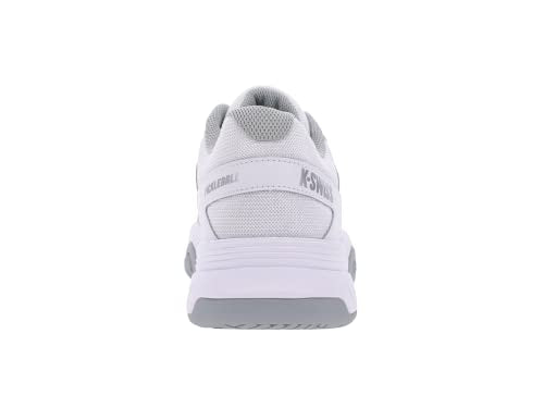 K-Swiss Men's Court Express Pickleball Shoe, White/Highrise/Black, 10 M