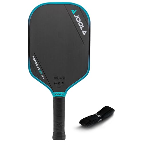 JOOLA Ben Johns Perseus 3S 14mm Pickleball Paddle w/Propulsion Core - Charged Carbon Surface Technology. UPA Approved - Elongated Body Shape w/Large Sweet Spot. NFC Chip Enabeled & UPA-A Certified.