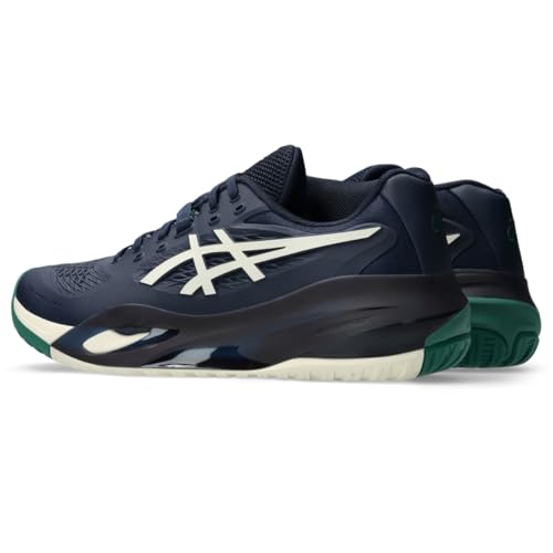ASICS Men's Gel-Resolution X Tennis Shoes, 12, Midnight/Cream