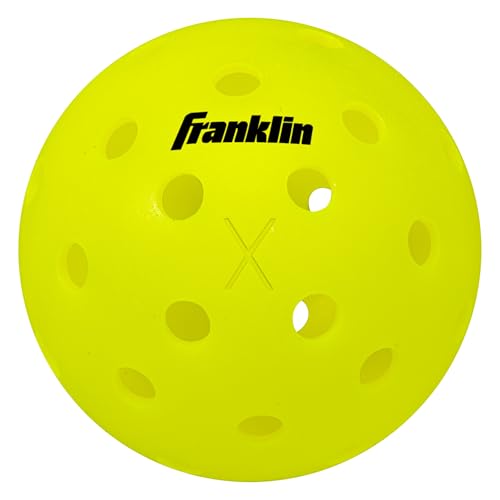 Franklin Sports Half Court Size Pickleball Net by Franklin Pickleball - Includes 10ft Net, (2) Paddles, and (2) X-40 USA Pickleball Approved Pickleballs