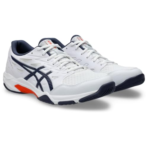 ASICS Men's Gel-Rocket 11 Indoor Sport Shoes, 11.5, White/Indigo Fog