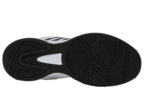 K-Swiss Men's Court Express 2 Tennis Shoe, White/Black/Mars Red, 11 M