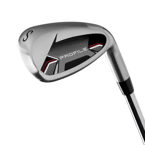 Wilson Men's Profile Complete Golf Set with Stand Bag - Right Hand, Tall, Regular, Red/Black/Silver