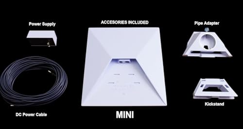 SpaceX Starlink Mini Kit – 4th Gen Portable Satellite Internet Antenna with Integrated Wi-Fi Router, DC Power Input, and Free Roam Region Unlock – Ideal for RVs, Camping, and Remote Work
