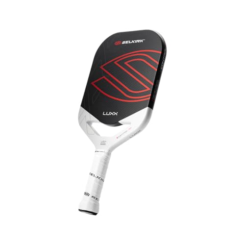 Selkirk Sport LUXX Control Pickleball Paddle | Carbon Fiber Paddles with Polypropylene X7 Core | Designed for Unmatched Control and Added Power | Epic Black