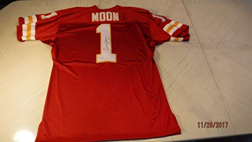 Warren Moon (Rare) Signed Chiefs Jersey -JSA Authenticated