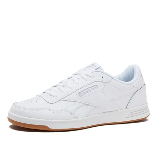 Reebok Court Advance Womens Sneakers - Casual Fashion White Sneakers for Women, Tennis Women's Shoes Size 5 to 11, Footwear White/Cold Grey 2/Reebok Gum, 10.5