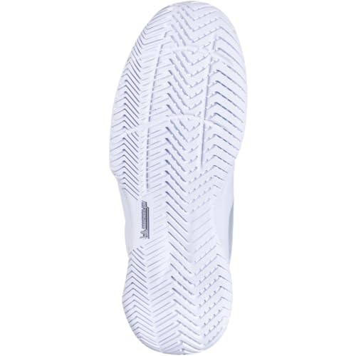 Babolat Women's SFX Evo Pickleball Shoes, White/Silver (US Women's Size 9.5)
