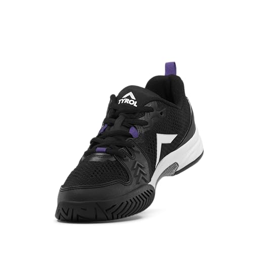 Tyrol Women's Velocity V Pickleball Shoe - Black/Purple - 8