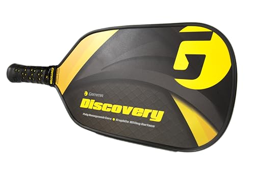 GAMMA Sports Conqueror Pickleball Paddle, Graphite Composite Surface and Honeycomb Grip, Discovery