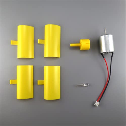 Mini Vertical Type Wind Turbine Generator Model for Teaching Physical Power Generation Principle and DIY Science Education Experiment 2PCS