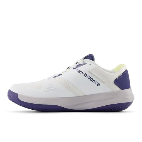 New Balance Women's FuelCell 796 V4 Tennis Shoe, White/Dream State/Parchment, 9.5 XW