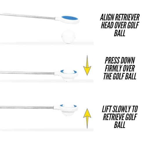 I Gotcha JAWZ Golf Ball Retriever, Green, 14' Reach (IG20204)