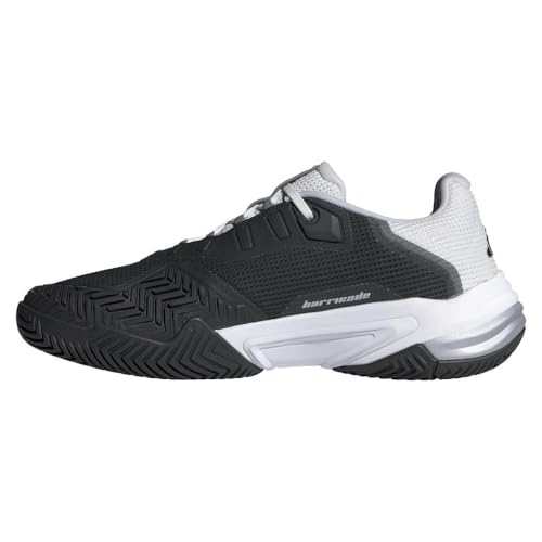 Adidas Men's Barricade 13, Black/White/Grey, 14