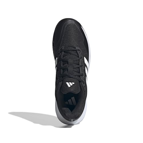adidas Men's Gamecourt 2 M, Black/White/Silver Metallic, 10.5