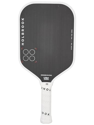 Holbrook Power Pro Elite Pickleball Paddle: USAPA Approved, Carbon Fiber Surface, Power, Control, Spin, Edgecraft Foam Polypropylene Honeycomb Core - 14mm