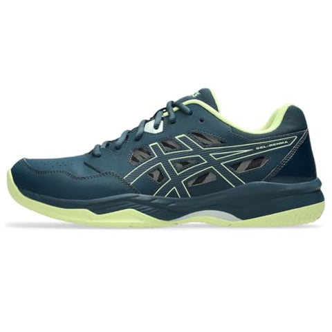 ASICS Men's Gel-RENMA Pickleball Shoes, 9, Tranquil Teal/Lime Green