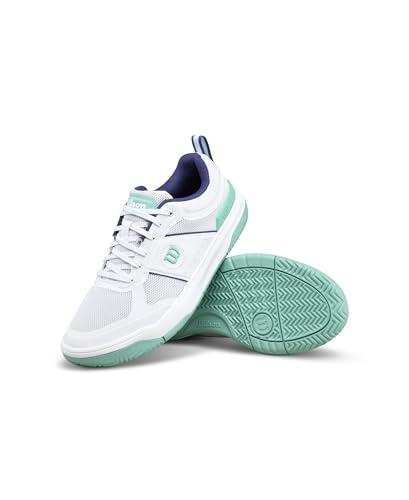 WILSON Pickle Pro Women's Pickleball Shoe - White/Bay/Skipper Blue, Size 6