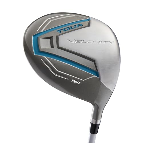 Wilson Tour Velocity Complete Golf Set with Stand Bag - Ladies Right Hand, Ladies Flex, Grey/Blue