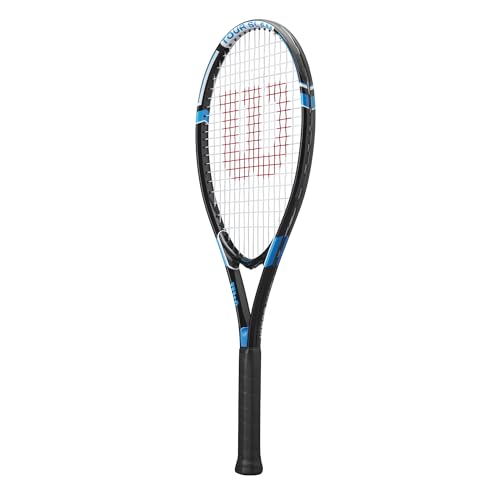 Wilson Tour Slam Adult Tennis Racquet Black/Blue - Grip Size 2-4 1/4"