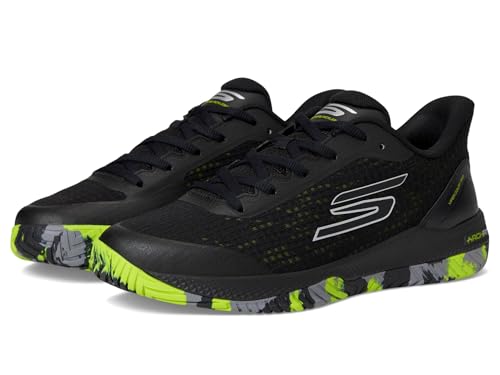 Skechers Men's Viper Court Pro Pickleball Sneaker, Black, 7.5