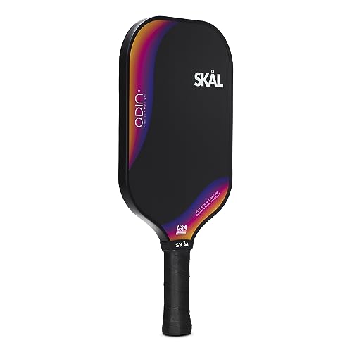Skal Pickleball, Odin .01 Premium Raw Carbon Fiber Paddle, USA Pickle Ball Approved Single Racket (USAPA), Max Spin & Control Surface, Performance Honeycomb Polypropylene Core, Comfort Hex-Skål Grip